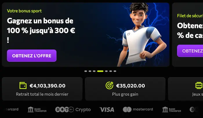 Instasino Casino banner